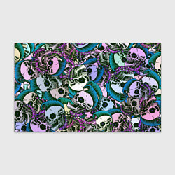 Бумага для упаковки Череп панк паттерн, цвет: 3D-принт