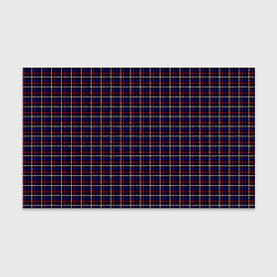 Бумага для упаковки Клетчатый-полосатый тёмно-синий, цвет: 3D-принт