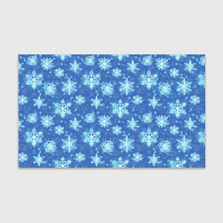 Бумага для упаковки Pattern with bright snowflakes, цвет: 3D-принт