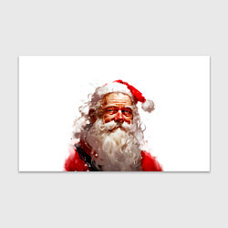 Бумага для упаковки Добрый Санта - мазки краски, цвет: 3D-принт
