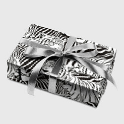 Бумага для упаковки Зебры и тигры, цвет: 3D-принт — фото 2