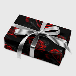Бумага для упаковки Красные розы цветы, цвет: 3D-принт — фото 2