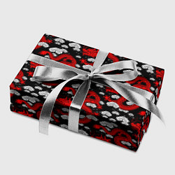 Бумага для упаковки Красный дракон на черном фоне, цвет: 3D-принт — фото 2