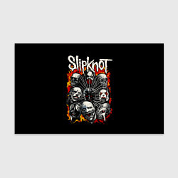 Бумага для упаковки Slipknot метал-группа, цвет: 3D-принт