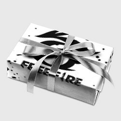 Бумага для упаковки Freefire черные краски, цвет: 3D-принт — фото 2