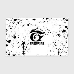 Бумага для упаковки Freefire черные краски
