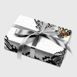 Бумага для упаковки Имперский узор Россия герб патриотизм, цвет: 3D-принт — фото 2