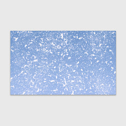 Бумага для упаковки Белые хлопья на голубом фоне, цвет: 3D-принт