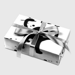 Бумага для упаковки ЪУЪ съука текстура черный, цвет: 3D-принт — фото 2