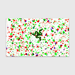 Бумага для упаковки Razer краски абстрактные, цвет: 3D-принт