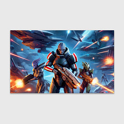 Бумага для упаковки Mass Effect - ai art