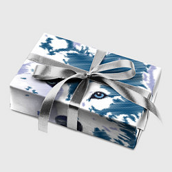 Бумага для упаковки Волк темно-синий, цвет: 3D-принт — фото 2