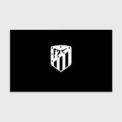 Бумага для упаковки Атлетико Мадрид белое лого фк, цвет: 3D-принт