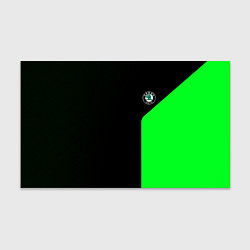 Бумага для упаковки Skoda pattern sport green, цвет: 3D-принт