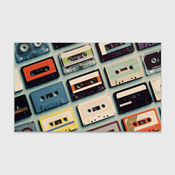 Бумага для упаковки Ретро аудио кассеты, цвет: 3D-принт