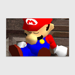 Бумага для упаковки Марио 64 спит арт, цвет: 3D-принт