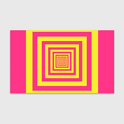 Бумага для упаковки Желтые квадраты трансформация, цвет: 3D-принт