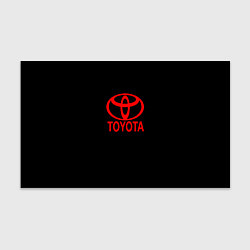 Бумага для упаковки Toyota red logo, цвет: 3D-принт