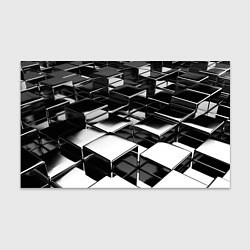 Бумага для упаковки Хромированная абстракция, цвет: 3D-принт