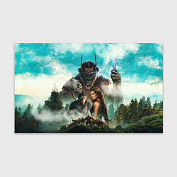 Бумага для упаковки Постер планета обезьян, цвет: 3D-принт