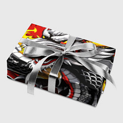 Бумага для упаковки Огнедышащий дракон в японском стиле, цвет: 3D-принт — фото 2