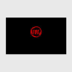 Бумага для упаковки FIAT logo red, цвет: 3D-принт