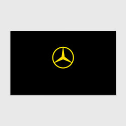 Бумага для упаковки Mercedes logo yello, цвет: 3D-принт