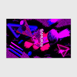 Бумага для упаковки Samurai ретровейв, цвет: 3D-принт