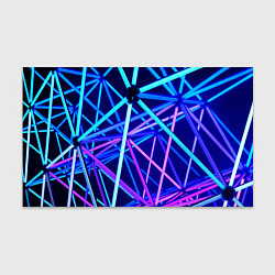 Бумага для упаковки Неоновая текстура геометрия, цвет: 3D-принт