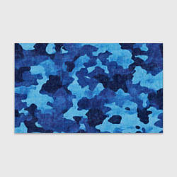 Бумага для упаковки Синий камуфляж, цвет: 3D-принт