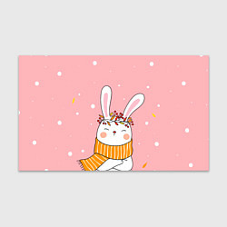 Бумага для упаковки Милый снежный заяц, цвет: 3D-принт