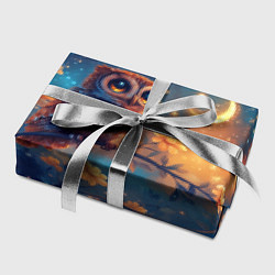 Бумага для упаковки Сова на ветке, цвет: 3D-принт — фото 2