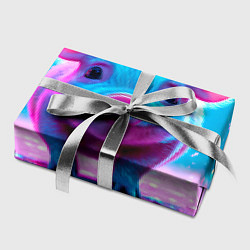 Бумага для упаковки Свинка в розовом свете, цвет: 3D-принт — фото 2