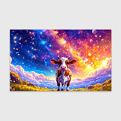 Бумага для упаковки Коровка и звездное небо, цвет: 3D-принт