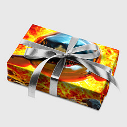 Бумага для упаковки Акула в огне, цвет: 3D-принт — фото 2