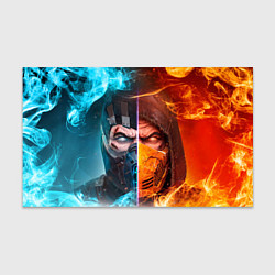 Бумага для упаковки Mortal Kombat - Саб-зиро и Скорпион, цвет: 3D-принт