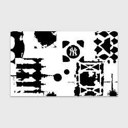 Бумага для упаковки New York yankees - baseball team pattern, цвет: 3D-принт