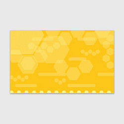 Бумага для упаковки Геометрические фигуры желтые, цвет: 3D-принт