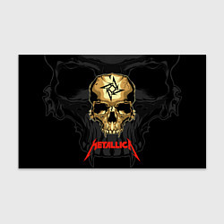 Бумага для упаковки Metallica - skull with fangs, цвет: 3D-принт