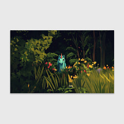 Бумага для упаковки Голубая единорожка, цвет: 3D-принт