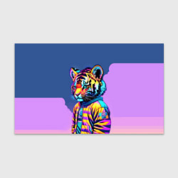 Бумага для упаковки Cool tiger cub - pop art, цвет: 3D-принт