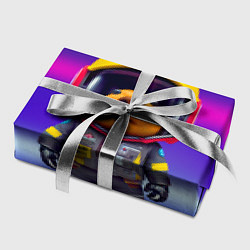 Бумага для упаковки Baby capybara - cyberpunk, цвет: 3D-принт — фото 2