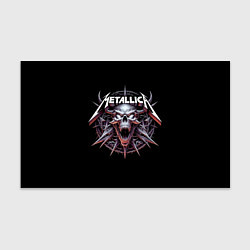 Бумага для упаковки Metallica - cool skull with horns, цвет: 3D-принт