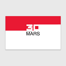 Бумага для упаковки 30 Seconds to Mars poster, цвет: 3D-принт