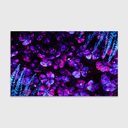 Бумага для упаковки Флуоресцентные цветы, цвет: 3D-принт