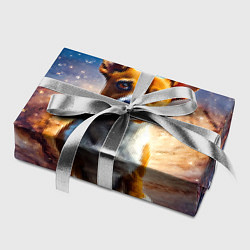 Бумага для упаковки Басенджи в космосе, цвет: 3D-принт — фото 2