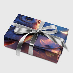 Бумага для упаковки Сова на фоне ночного неба, цвет: 3D-принт — фото 2