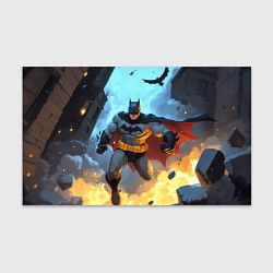 Бумага для упаковки Бэтмен в прыжке, цвет: 3D-принт