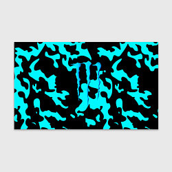 Бумага для упаковки Monster energy камуфляж голубой, цвет: 3D-принт