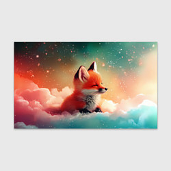Бумага для упаковки Милый лисенок спит на облаке, цвет: 3D-принт